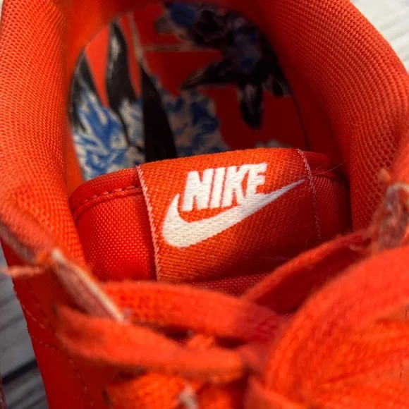 Nike Cortez Sneakers Retro Orange VTG Style Size 9 Women’s Tennis Shoes - Picture 2 of 16